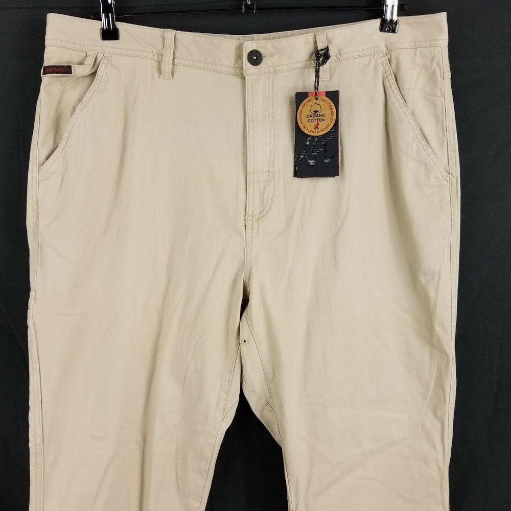 NWT Gramicci Beige City Chino Pants Mens 40x30